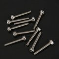 135pcs Hex Socket Head Cap Screws 304 Stainless Steel M2 5 M3 M4 M5 M6 M8 Metric Allen Bolts With Transparent Plastic Box
