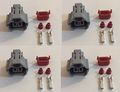 4 X Nippon Denso Fuel Injector Connector Helix 1jz 2jz Toyota W Out Wire Top 