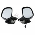 Black Rear View Mirrors Turn Signal For Honda Goldwing 1800 Gl1800 2001-2017 