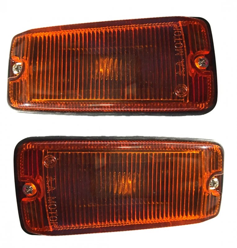 Side Turn Signal Lights For Sj413 Sj410 Jimny Samurai Sierra Caribbean Amber Led Waterproof Marker Light Assemblies 1 Pair
