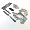 Smt-silver Round Fairing Bolts Kit Compatible With 2003-2007 Yzf-r6 2006-2010 Yzf R6s B01726b9g8