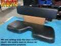 New Replacement Seat Cover Fits Rtv 400 500 Kubota Utv Rtv500 Rtv400 Black 776b
