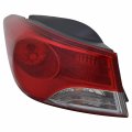 Tyc Left Tail Light Assembly For 2011-2013 Hyundai Elantra 