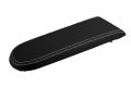 Autoguru Pvc Leather Console Lid Cover White Stitch For Vw Jetta Vento Golf Mk4 99-04 