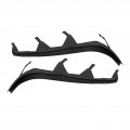 2pcs Headlight Cover Sealing Strip 63126921859 63126921860 Upper Left And Right Strips Fit For E46 325i 330i 