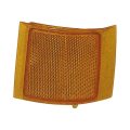 Passenger Side Upper Marker Light Reflector For Chevy C2500 1999 2000 2pc Design With Dual Sealed Beam Or Complete Headlights 