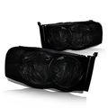 Instyleparts Smoke Lens Headlights With Chrome Housing Made For Dodge Ram 1500 2500 3500 
