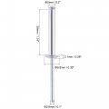 Uxcell Blind Rivets Aluminum Pull Core Decoration 5mm Diameter 30mm Grip Length Silver Tone 60pcs