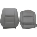Front Driver Side Bottom And Top Back Seat Covers Gray Replacement Microfiber Leather For Toyota Land Cruiser 1990 1991 1992 