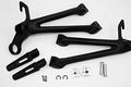 Httmt Mt390-017-bk Black Rear Passenger Foot Pegs Bracket For Suzuki Gsx-r Gsxr600 750 2008-2010 
