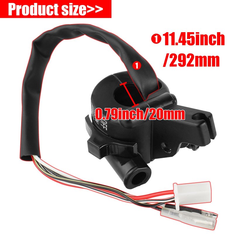 Throttle Housing Switch For Yamaha Py50 Pw50 Peewee Y Zinger Dirt Bike Off Run Start 3 Channel Part Number A1173 Yus