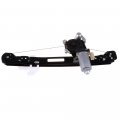 Ocpty Power Window Regulator With Motor Assembly Replacement Rear Left Drivers Side Fit For 2000-2007 Ford Focus 6s4z5427001a