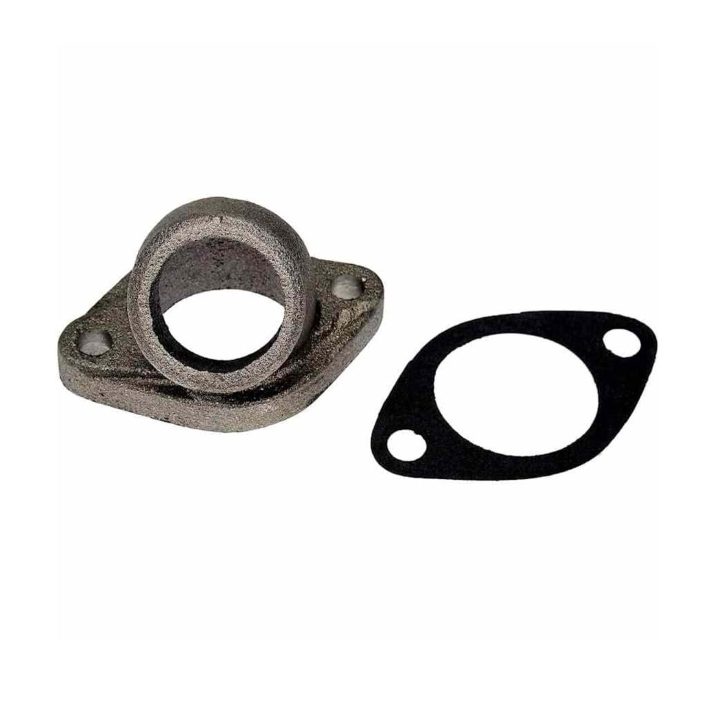 Engine Coolant Thermostat Housing For Isuzu Pickup 1991 1992 1993 1994 Metal Natural Finish 45 Degrees Neck Angle 1 5 In