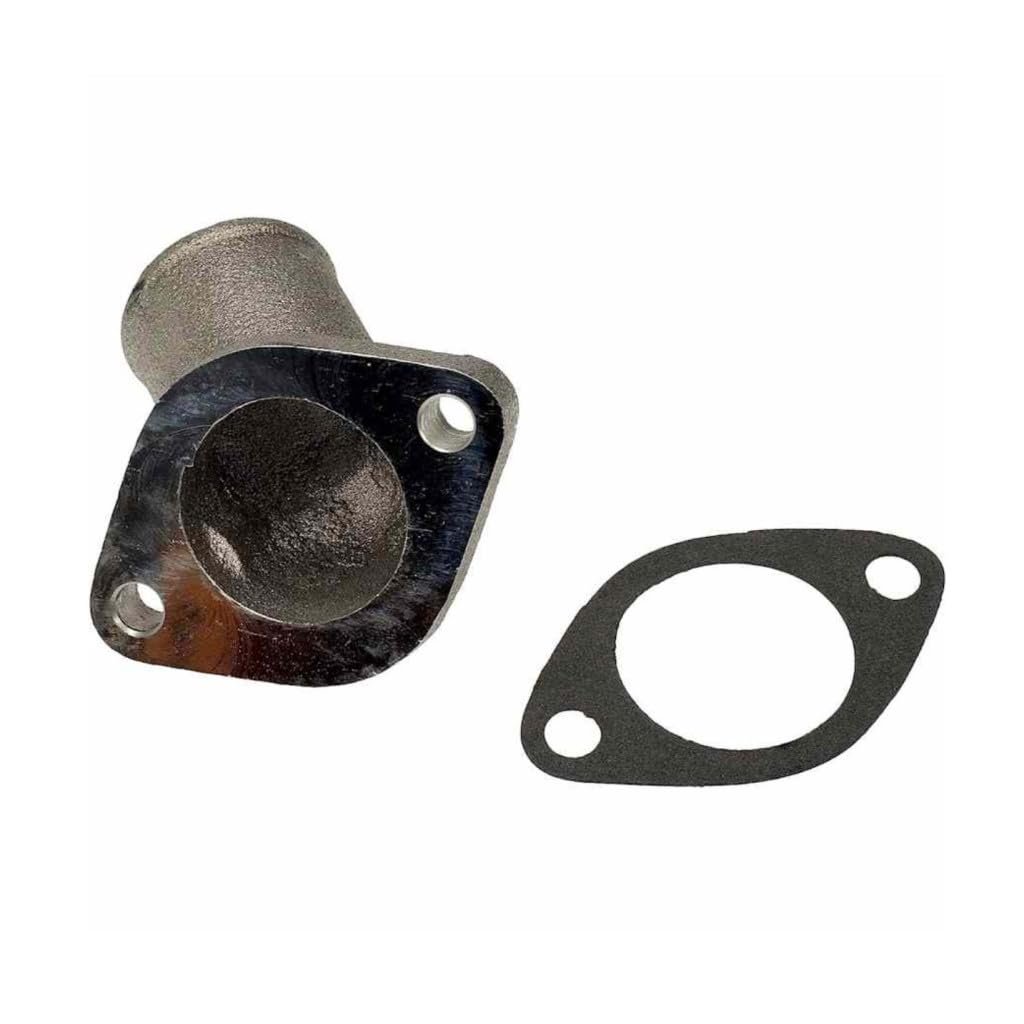 Engine Coolant Thermostat Housing For Isuzu Pickup 1991 1992 1993 1994 Metal Natural Finish 45 Degrees Neck Angle 1 5 In