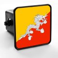 Durable Trailer Hitch Cover Flag Of Bhutan Bhutanese 