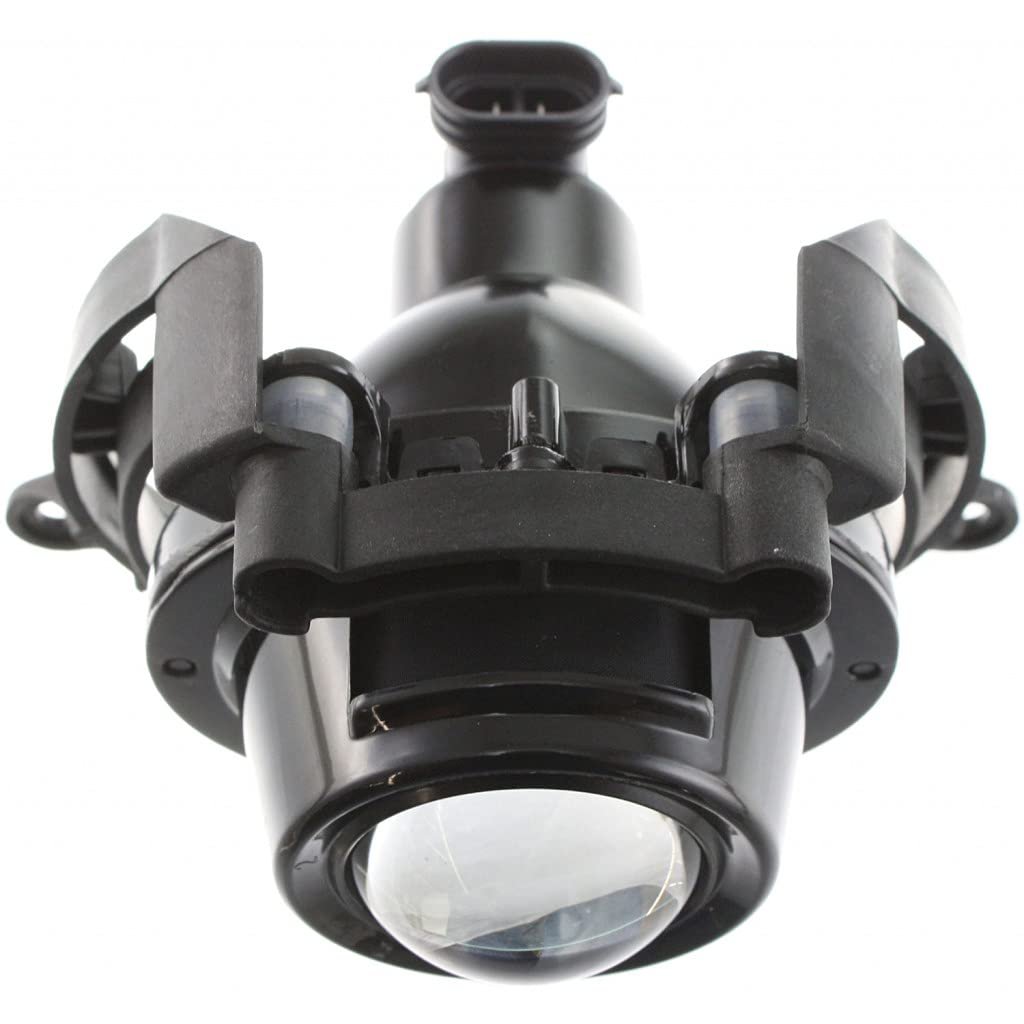 Fog Light Assembly With Bulbs For 2008 2016 Cadillac Cts Replaces Gm2590106 And 25829654 Halogen Front Lamps Black Round