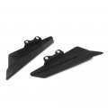 Httmt Sp-kz900- Fairing Side Decorative Panel Cover Plate Compatible With Kawasaki Z900 2017 Glossblack Aluminum