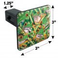 Red Eyed Tropical Rainforest Frogs Tow Trailer Hitch Cover Plug Insert