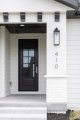 6 In Mailbox Numbers For Outside Metal Modern House Black With Screws High Gloss Number 4 