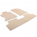 Floor Mats For 2006-2011 Honda Civic Carpet Front Rear Beige 3pc Nylon By Ikon Motorsports A 2007 2008 2009 2010 