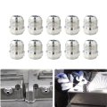 Grabote 10pack An8 8an Weld On Male Bung Aluminum Straight Alloys Adapter Fitting Bung Hose