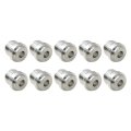 Grabote 10pack An8 8an Weld On Male Bung Aluminum Straight Alloys Adapter Fitting Bung Hose