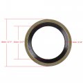 X Autohaux 25pcs M12 Bronze Tone Car Engine Oil Drain Crush Flat Bonded Washer Gaskets