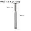 Metric Thread Tap M12 X 1 75 H2 110mm Extra Long Straight Flute Screw Milling Machine Taps Threading Tapping Repair Tool