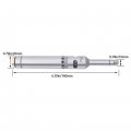Wflnhb Electronic Edge Finder Optical With Touch Point Sensor Beep Fit For Cnc Lathe