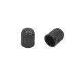 Uxcell 20pcs Black Plastic Tire Air Valve Stem Caps Tyre Wheel Rims Dust Cover For Car
