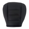 Front Passenger Side Bottom Center Perforated Leather Replacement Seat Cover Black White Line For Ford Mustang 2015 2016 2017 