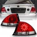 Acanii For 2001 2002 2003 2004 2005 Lexus Is300 Red Clear Led Tail Lights Brake Lamps Replacement Driver Passenger