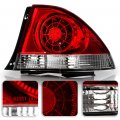 2001 2002 2003 2004 2005 Lexus Is300 Red Clear Led Tail Lights Brake Lamps Replacement Driver Passenger