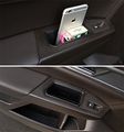 Vesul Black Front Row Door Side Storage Box Handle Armrest Phone Container For Vw Volkswagen Atlas 2018 Up