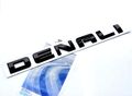 Yoaoo 2x Oem Black Denali Nameplate Emblems Hd Badges For Gm 07-16 Yukon Sierra Terrain Glossy Shiny