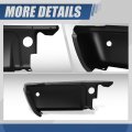 Auto Dynasty Rear Bumper End Cap Replacement For 2008-2016 Ford F-250 350 450 Super Duty W Park Assist Cutouts Passenger Right