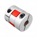 Uxcell 10mm To 12mm Shaft Plum Shaped Coupling Coupler 30mm Diameter 35mm Length