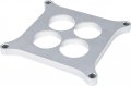 All25970 Carburetor Sheer Plate 1 2 In Thick With 1-3 4 Square Bore Machined Aluminum Natural Finish 