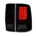Black Smoke Led Tail Brake Light Housing Lamp Assembly For 2009-2018 Dodge Ram 1500 2500 3500 Incandescent Model Driver And 