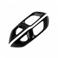 Crosselec Door Lock Switch Button Cover Trims For Chevrolet Corvette C8 2020-2024 Glossy Black
