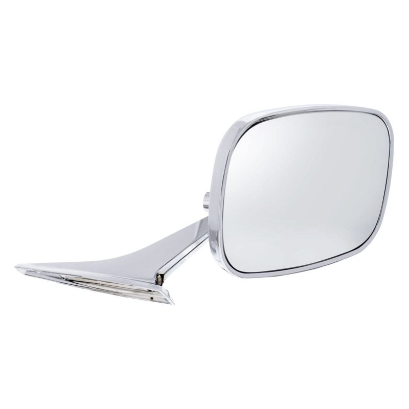 United Pacific 110295 Rectangular Exterior Mirror With Convex Glass For 1968-72 Chevy Passenger Car R H