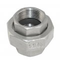 1 Female X Female Malleable Straight Union Coupling Pipe Fitting F F Stainless Steel Ss304