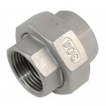 1 Female X Female Malleable Straight Union Coupling Pipe Fitting F F Stainless Steel Ss304