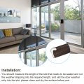 Uxcell Door Frame Weather Stripping 21ft Long 0 55 Wide Self Adhesive Foam Window Seal Soundproof V Shaped Flexible And Strip