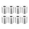 8pcs Aluminum Spacer 3 4 Od X 5 16 Id 1 Length Screw Standoff Bushing Plain Finish Unthreaded Round Metal For Screws Bolts And 