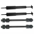 Shock Absorber Kit With Sway Bar Links Front 4 Piece Set Mechanics Choice For 1999-2007 Mazda B3000 Rwd