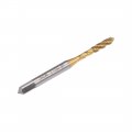 Uxcell Metric Spiral Point Machine Screw Tap M3 Thread H2 Cobalt Titanium Plating M35 Hss