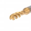 Uxcell Metric Spiral Point Machine Screw Tap M3 Thread H2 Cobalt Titanium Plating M35 Hss