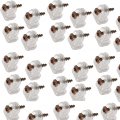Glass Retainer Clip Plastic Clear 3 16