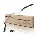 A-premium Power Steering Return Hose Line Assembly Compatible With Cadillac Srx 2004-2009 Sts 2005-2010 V8 4 6l Cooler To